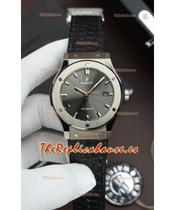 Reloj Hublot Super Clone Classic Fusion Titanio Dial Gris 42MM