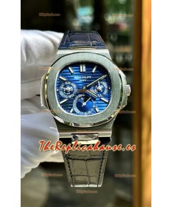 Patek Philippe Nautilus 5740 Perpetual Calendar Acero Inoxidable Dial Morado Reloj Réplica Suizo