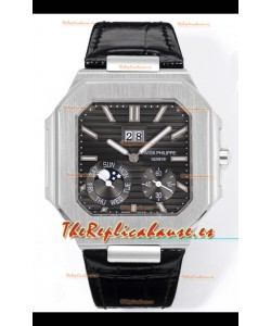 Patek Philippe Cubitus 5822 Caja Acero 904L Dial Gris Reloj Réplica Suizo