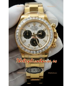 Rolex Daytona Super Clone 116519LN Dial Meteorito Movimiento Cal.4131 - Caja Oro Amarillo