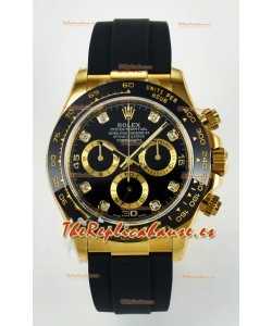 Rolex Daytona Super Clone 116518 Dial Amarillo Dorado Negro Movimiento Original Cal.4130