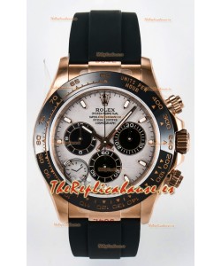 Rolex Daytona Super Clone 116518 Oro Rosado Dial Meteorito Movimiento Original Cal.4130