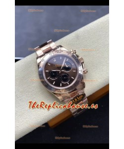 Reloj Rolex Daytona Super Clone M116505 Oro Rosado Movimiento Original Cal.4131 - Acero 904L