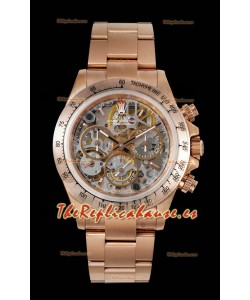 Rolex Daytona Super Clone Edición "Artisans De Genève - Glacier" Reloj Oro Rosado