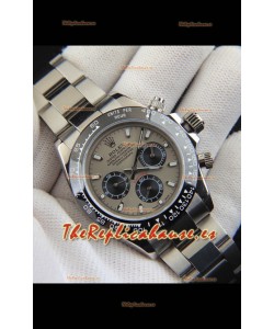 Rolex Daytona Movimiento Japonés Reloj Réplica en Dial Gris - Bisel de Cerámica 