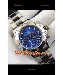 Rolex Daytona Movimiento Japonés Reloj Réplica en Dial Azul 
