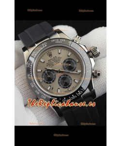 Rolex Daytona Movimiento Japonés Caja Acero Reloj Réplica en Dial Gris