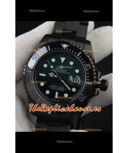 Rolex Sea Dweller Movimiento Japonés Reloj Réplica Dial Verde 43MM