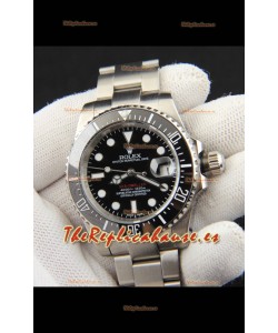 Rolex Sea Dweller Movimiento Japonés Reloj Réplica Dial Negro 43MM