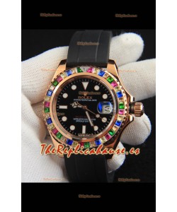Rolex Yachtmaster Oro Everose Japonés Reloj Réplica- 40MM