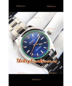 Rolex Milgauss Movimiento Japonés Reloj Réplica en Dial Azul 