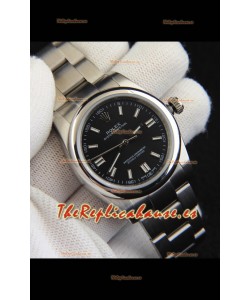 Rolex Oyster Perpetual Movimiento Japonés Reloj Réplica36MM - Dial Negro