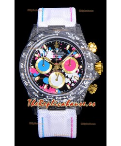 Rolex Daytona DiW Motley Lady Unique Caja de Carbono Forjado Reloj Réplica Suizo
