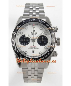 Tudor Super Clone Black Bay Reloj Cronógrafo en Dial Blanco