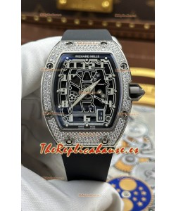 Reloj Richard Mille RM67-01 Superclon de acero extraplano con diamantes engastados