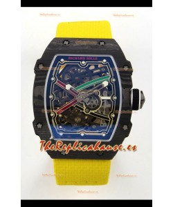 Richard Mille RM67-02 Negro NTPT 37 Gramos Movimiento clon CRMA7