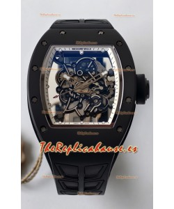 Reloj Richard Mille RM055 MVMNT con volante de inercia variable con bisel interior de cerámica blanca, superclone