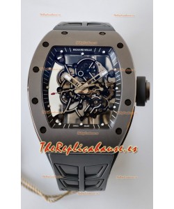 Reloj Richard Mille RM055 MVMNT con volante de inercia variable con caja de cerámica gris, superclon