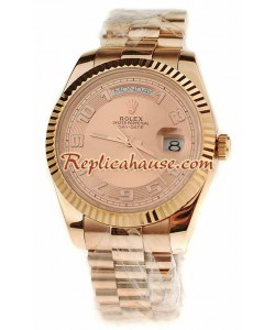 Rolex Réplica Day Date Oro Rosa Reloj Suizo