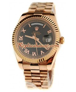 Rolex Réplica Day Date Oro Rosa Reloj Suizo