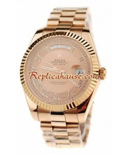 Rolex Réplica Day Date Oro Rosa Reloj Suizo