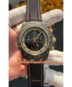 Reloj Rolex Daytona DiW Cream Invert Gold de fibra de carbono Superclon