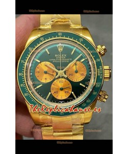 Reloj réplica suizo Rolex Daytona 116508 Artisans de Geneve "Honey Green Challenge"