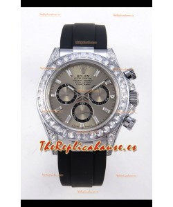 Reloj Rolex Daytona 126539TBR con MVMNT con volante de inercia variable, esfera gris, superclon