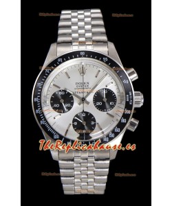 Reloj Rolex Daytona Paul Newman de 37 mm con esfera de acero Tiffany & Co., cuerda manual, superclon