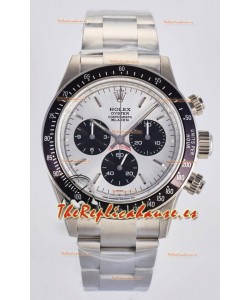 Réplica suiza del Rolex Daytona Paul Newman con esfera de acero y movimiento 4130 modificado a medida