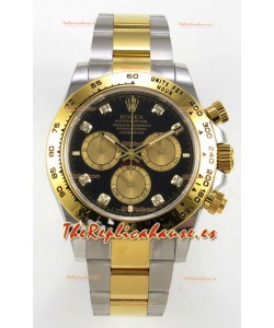 Reloj Rolex Daytona 126503 bicolor con esfera negra y MVMNT con volante de inercia variable, superclon