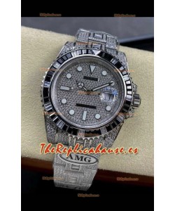 Reloj réplica suizo Rolex Submariner 116610 Iced Out Edition 1