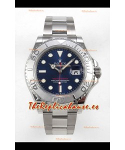 Reloj Rolex Yachtmaster de 40 mm con esfera azul, movimiento 3235, superclon con esfera azul