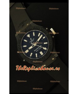 Hublot Big Bang Kind Dial en Cerámica Carbonizada Reloj Replica Suizo a Espejo 1:1
