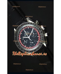 Omega Speedmaster Tintin Moon Reloj Replica Suizo con Correa de Piel