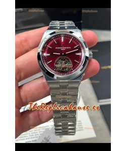 Reloj Vacheron Constantin Overseas Tourbillon con esfera roja Superclon