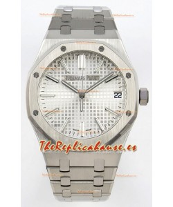 Reloj Royal Oak 15510 con esfera de acero, MVMNT con volante de inercia variable, superclon