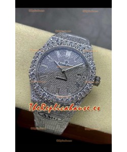 Reloj Royal Oak 15400 Iced Out Superclon Edition 8 Superclon