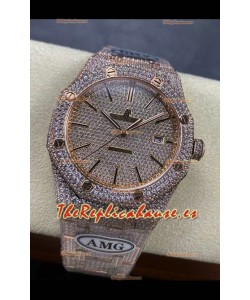 Reloj Royal Oak 15400 Iced Out Superclon Edition 9 Superclon