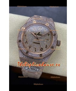 Reloj Royal Oak 15400 Iced Out Superclon Edition 10 Superclon
