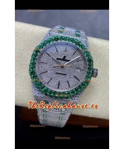 Reloj Royal Oak 15400 Iced Out Superclon Edition de 14 pulgadas