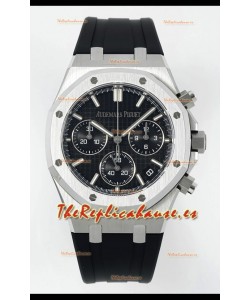 Reloj Royal Oak Chrono 26240 con esfera negra, superclon