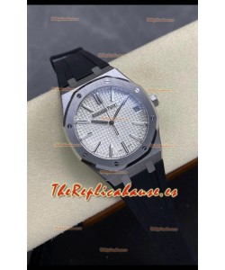 Reloj Royal Oak 15510 Superclon de 41 mm con esfera blanca y caja de acero