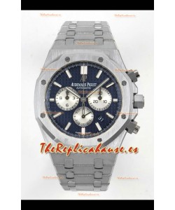 Reloj Royal Oak Chrono 26331 con esfera azul, superclon