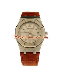 Relok Suizo Audemars Piguet Royal Oak Cuero