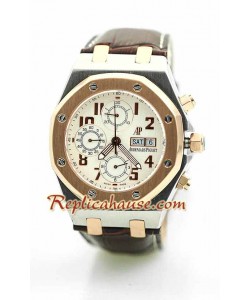 Reloj Audemars Piguet Royal Oak City Sails Suizo chapado en oro