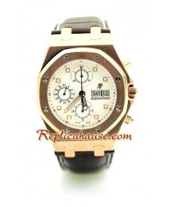 Reloj Audemars Piguet Royal Oak City of Sails Caja chapada en oro rosa 18K 