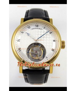Reloj Breguet Classique Tourbillon de oro amarillo con esfera romana, superclon