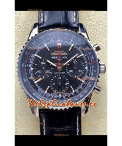 Reloj Breitling Navitimer B01 Cronógrafo 43 con esfera negra, réplica de alta calidad