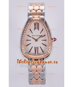 Reloj Super Clon Serpenti Seduttori con caja de oro rosa en dos tonos